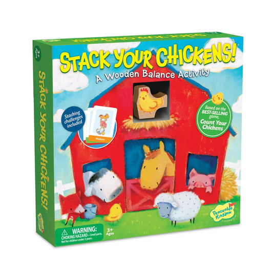 Peaceable Kingdom - Educational Games - Stack Your Chickens