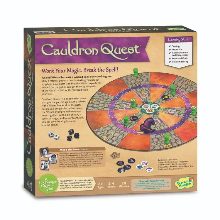 Peaceable Kingdom - Family Games - Cauldron Quest