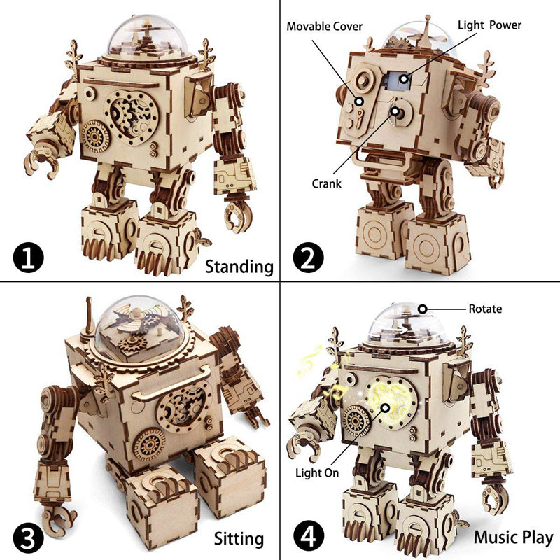 Robot Orpheus - Rokr 3D Wooden Puzzle - AM601