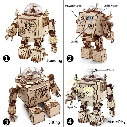 Robot Orpheus - Rokr 3D Wooden Puzzle - AM601