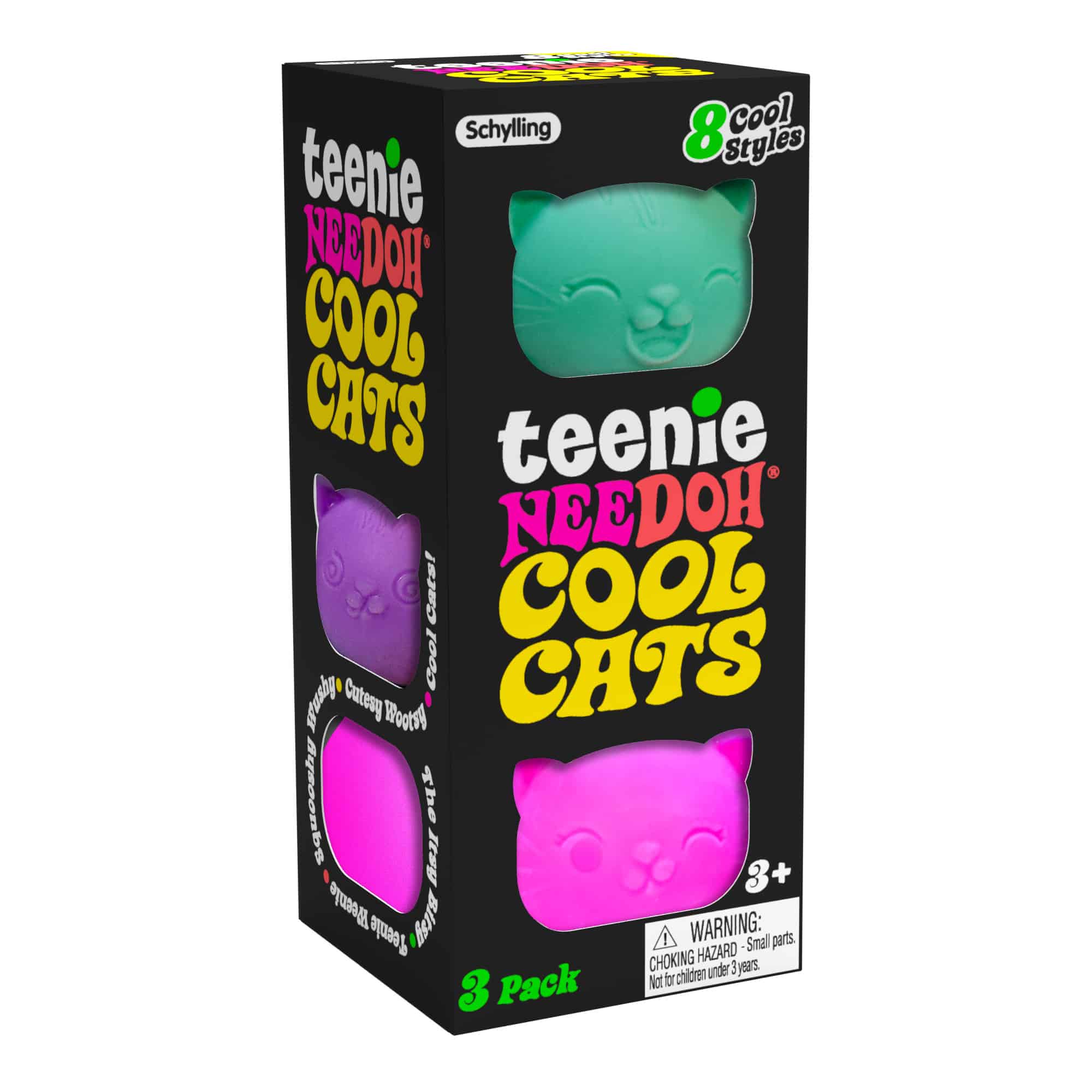 Teenie Needoh Cool Cats - 3 Pack