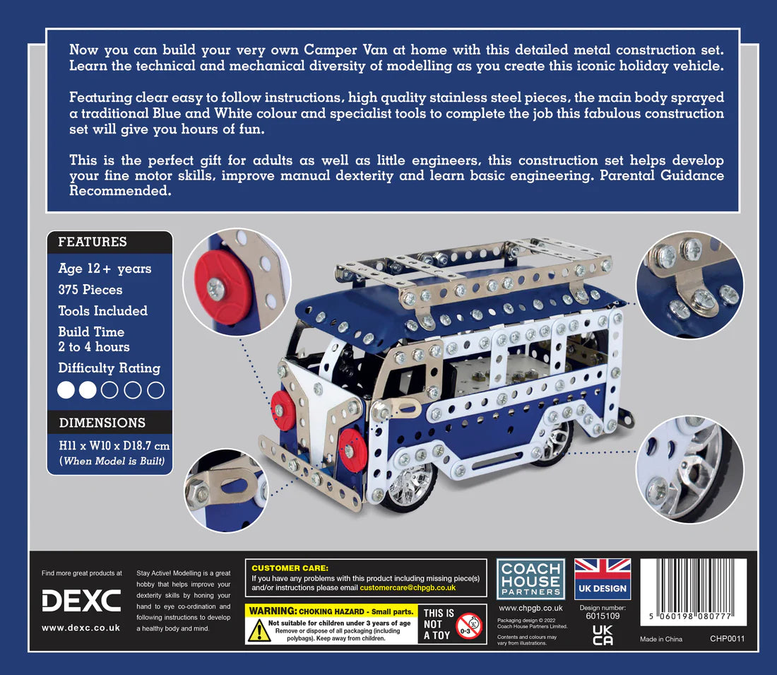 DEXC Camper Van Metal Construction Set