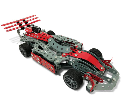 DEXC Classic Grand Prix Racing Car Metal Construction Set