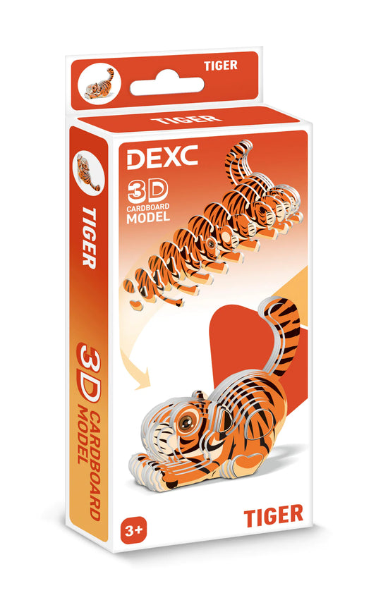 DEXC Make Your Own 3D Tiger Puzzle