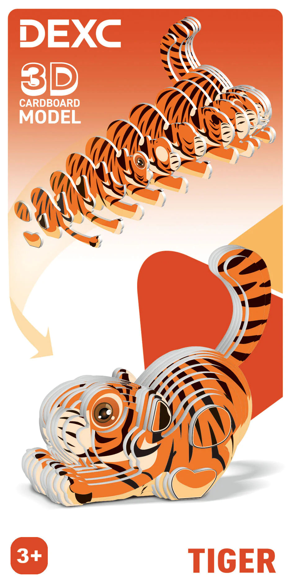 DEXC Make Your Own 3D Tiger Puzzle