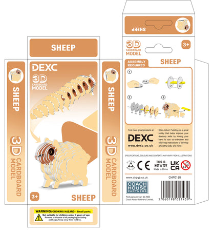 DEXC Make Your Own 3D Sheep Puzzle