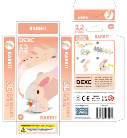 DEXC Make Your Own 3D Rabbit Puzzle