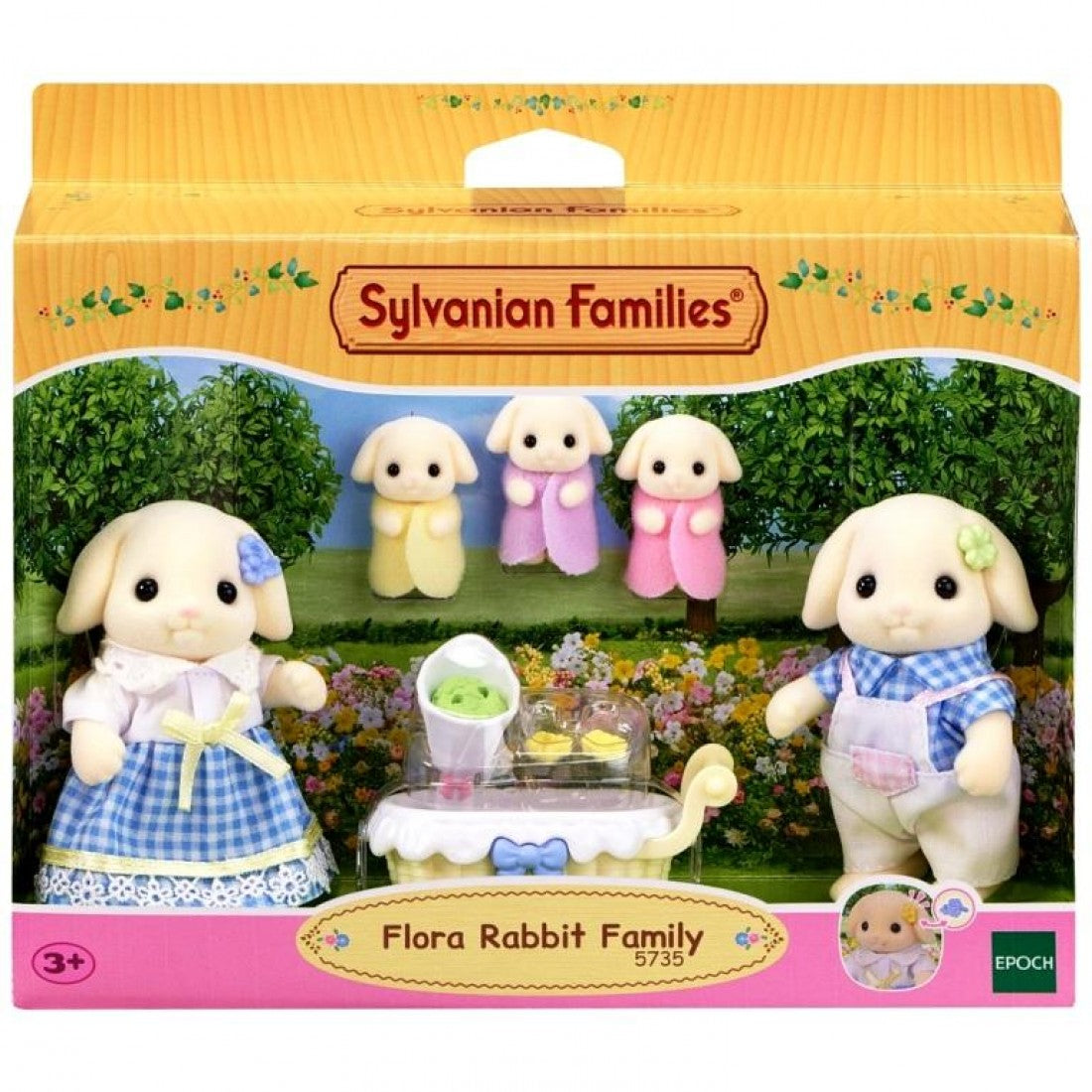 Sylvanian Families Flora Rabbit Family