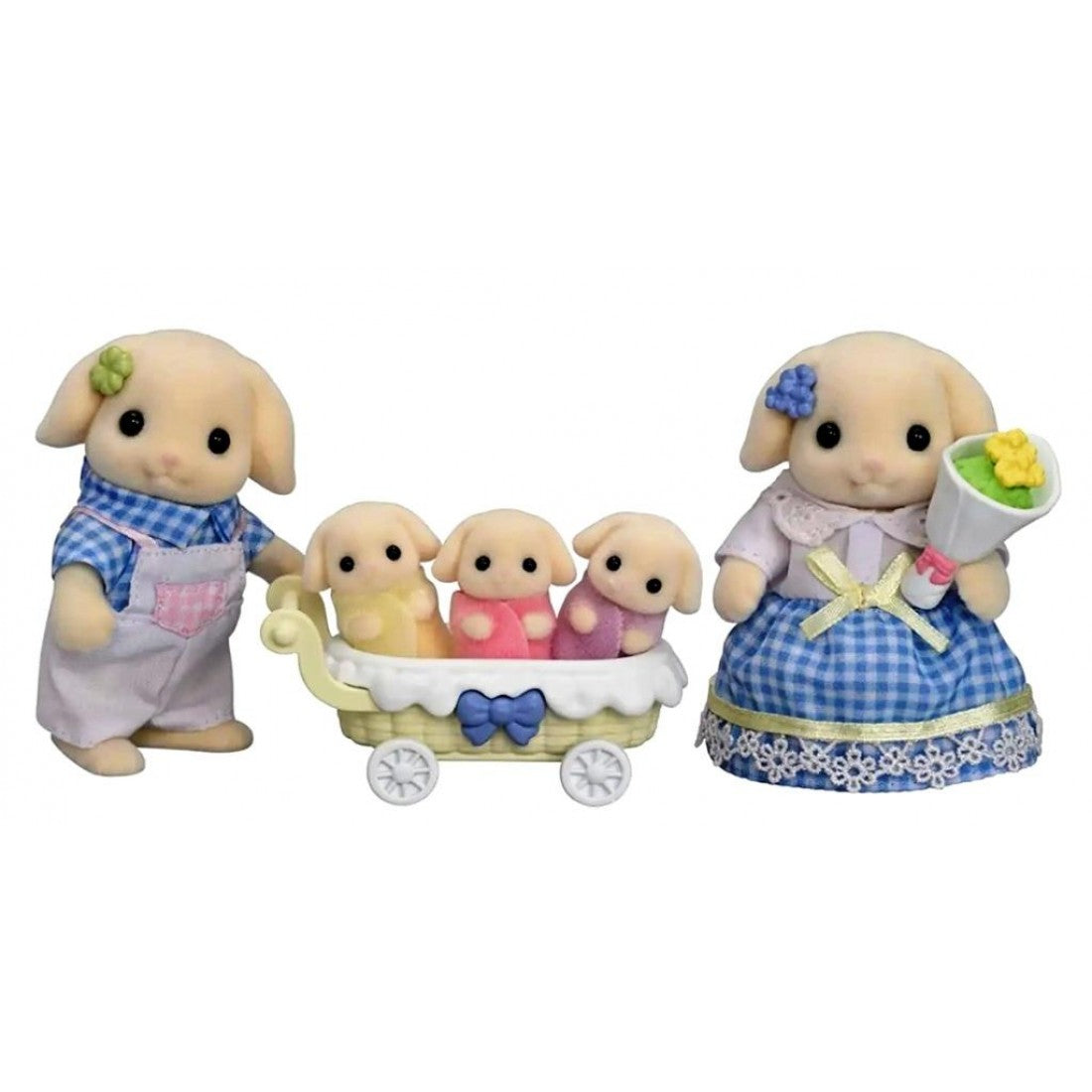 Sylvanian Families Flora Rabbit Family