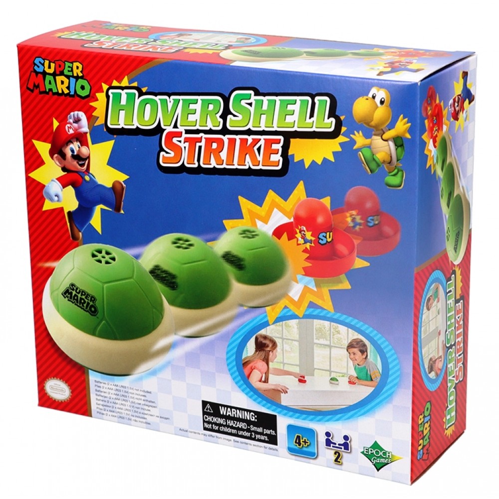 Super Mario Hover Shell Strike Game