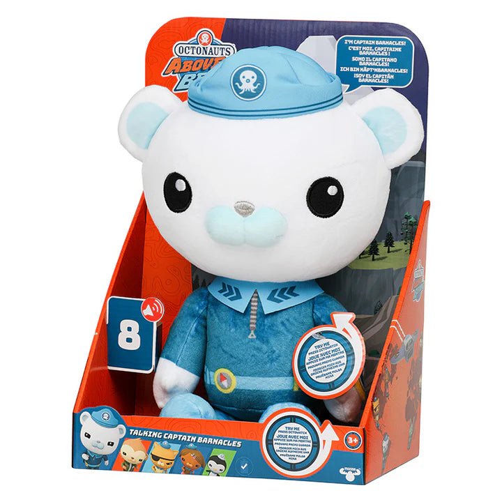 Octonauts Above & Beyond Sound Effects Plush Captain Barnacles Toy – Rooleo