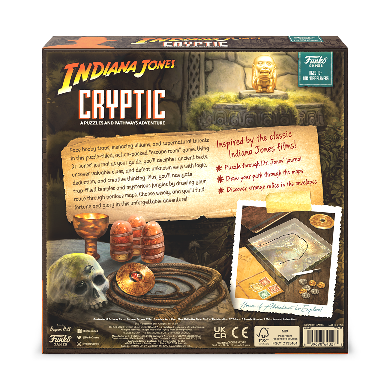 Indiana Jones Cryptic Game