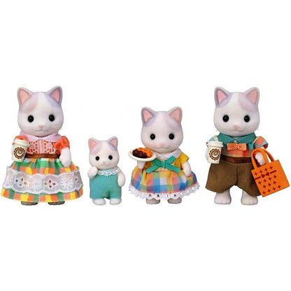 Sylvanian Families Latte Cat Family