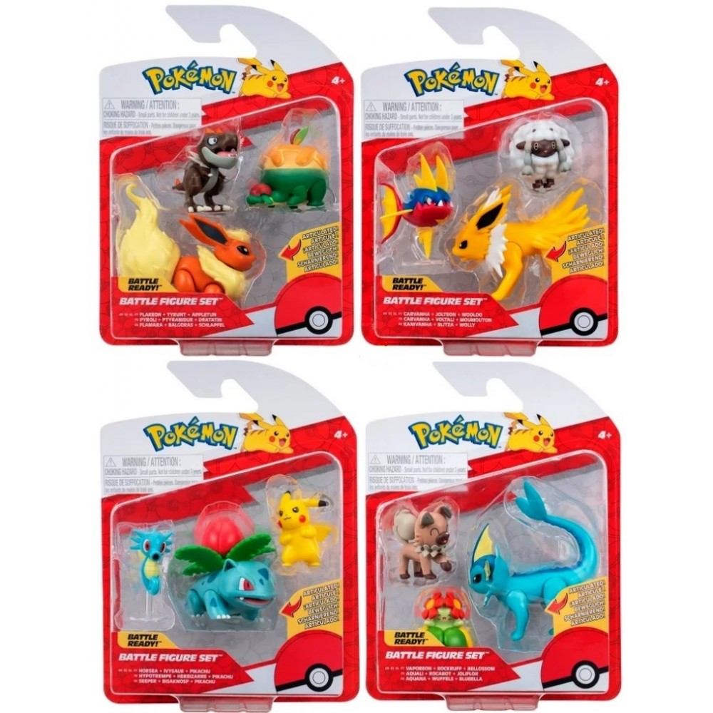 Pokemon 3-pack Battle Figures Random