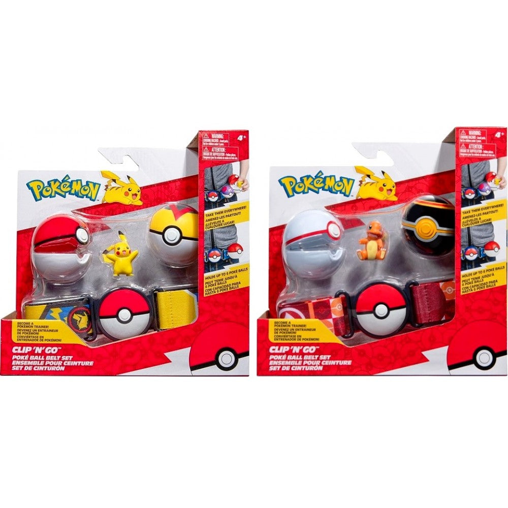 Pokemon Clip n Go Poke Ball Belt Set