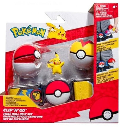 Pokemon Clip n Go Poke Ball Belt Set