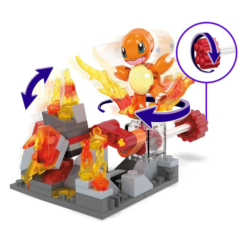 Mega Bloks - Pokemon Adventure Builder - Charmander's Fire Spin