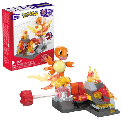 Mega Bloks - Pokemon Adventure Builder - Charmander's Fire Spin