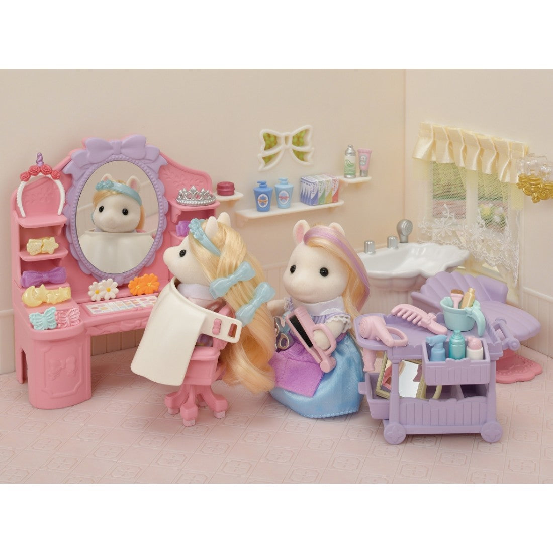 Sylvanian Families Ponys Hair Stylist Set