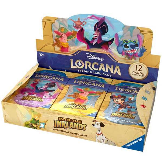 Disney Lorcana Trading Card Game - Into The Inklands - Booster Pack Display (24pcs)