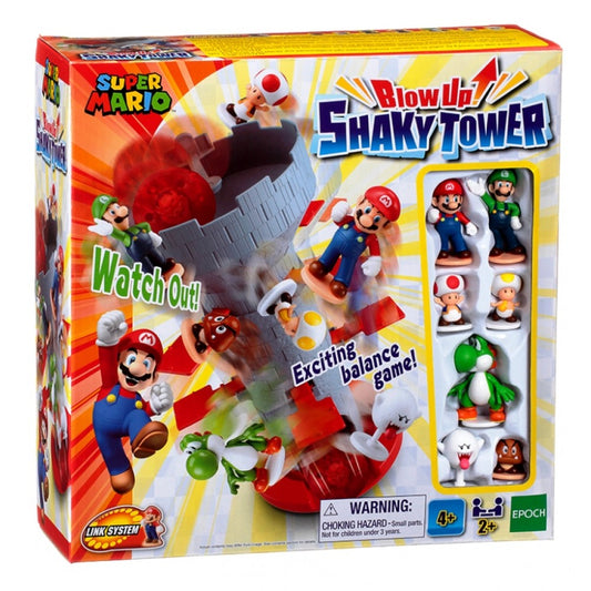 Super Mario Blow Up! Shaky Tower Game