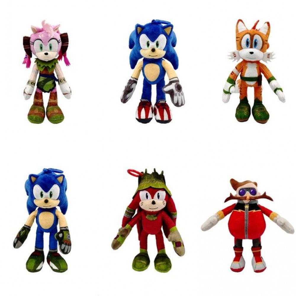 Sonic Prime Clip On Plush Keyring