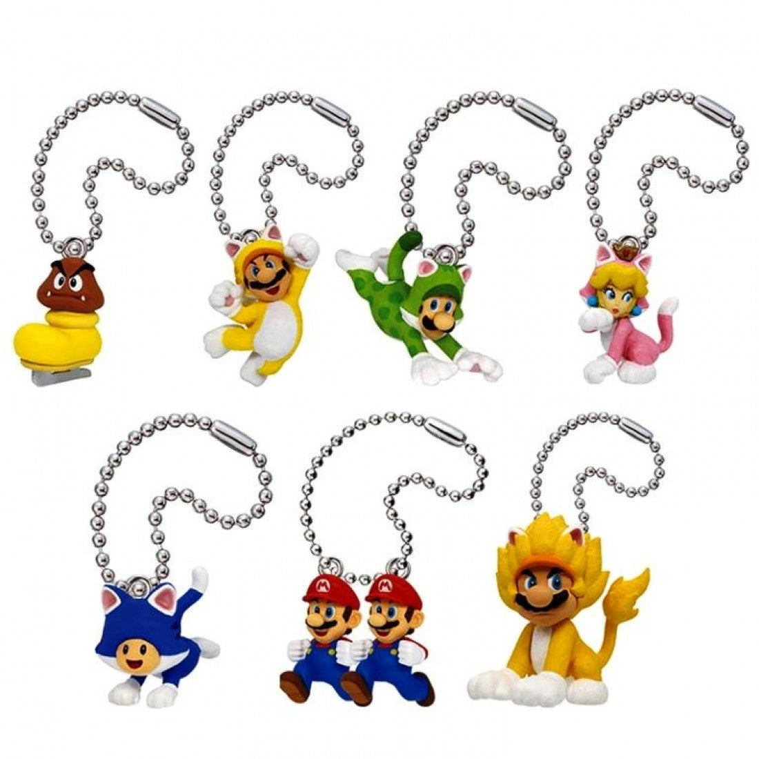 Super Mario 3D World Keychains Random