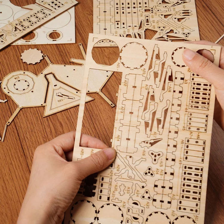 Drum Kit - Rokr 3d Wooden Puzzle