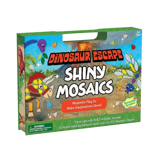 Peaceable Kingdom Dinosaur Escape Shiny Mosaics