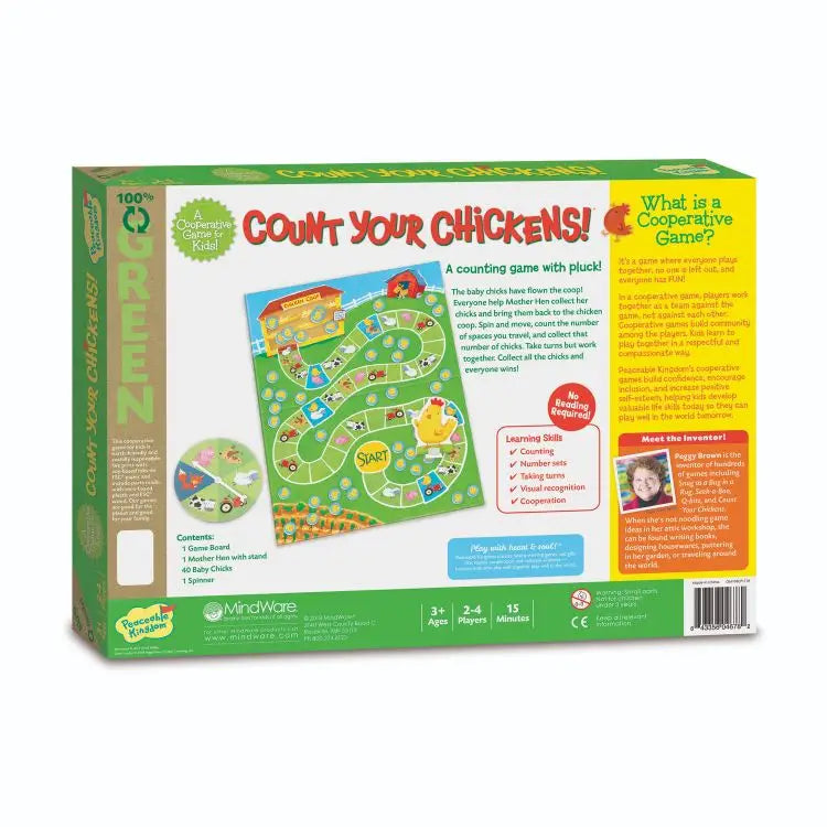 Peaceable Kingdom - Cooperative Game - Count Your Chickens