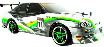 Nissan Skyline electric drift car - 2.4GHZ - Green