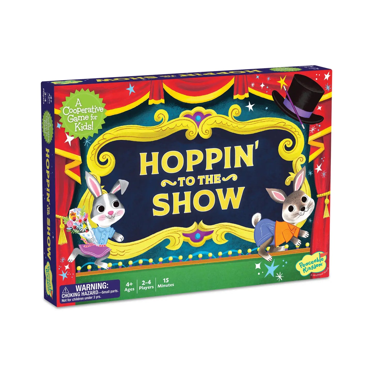 Peaceable Kingdom - Family Game - Hoppin' To the Show Game