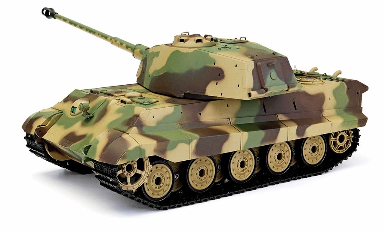 Heng Long 1:16 King Tiger RC Tank Smoke & Sound Electric