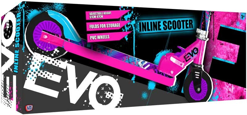 Evo Inline Scooter Pink/Purple