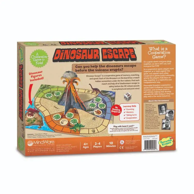 Peaceable Kingdom - Cooperative Game - Dinosaur Escape