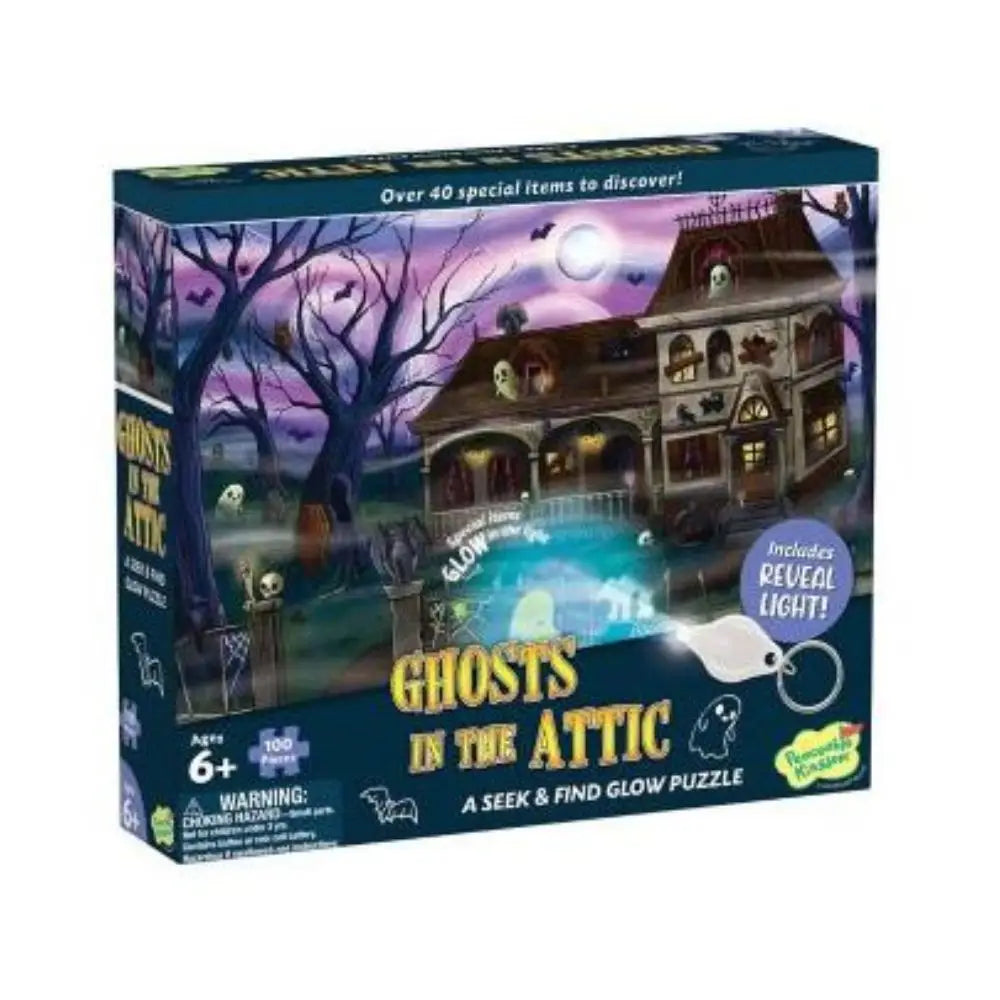 Peaceable Kingdom - Ghosts in the Attic Glow Puzzle Game