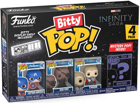 Funko Bitty Pop: Marvel - Captain America 4 pack