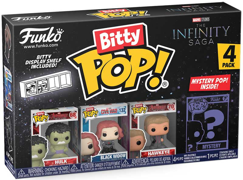 Funko Bitty Pop: Marvel - Hulk 4 pack