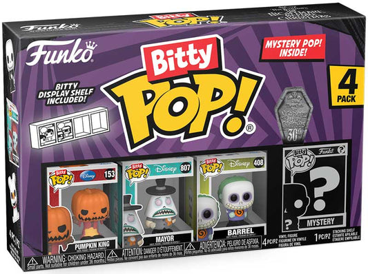 Funko Bitty Pop: Disney Pumpkin Jack 4 pack