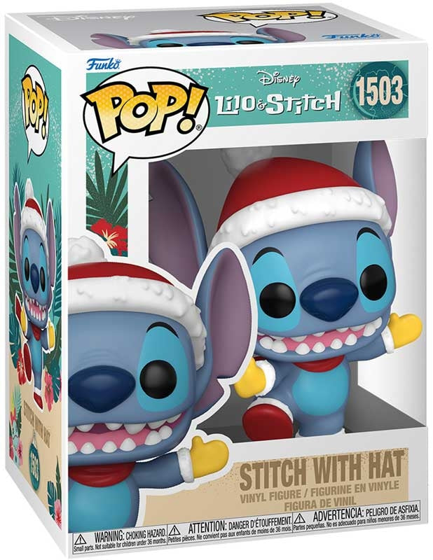 Funko Pop Disney: Stitch Holiday - Stitch With Santa Hat