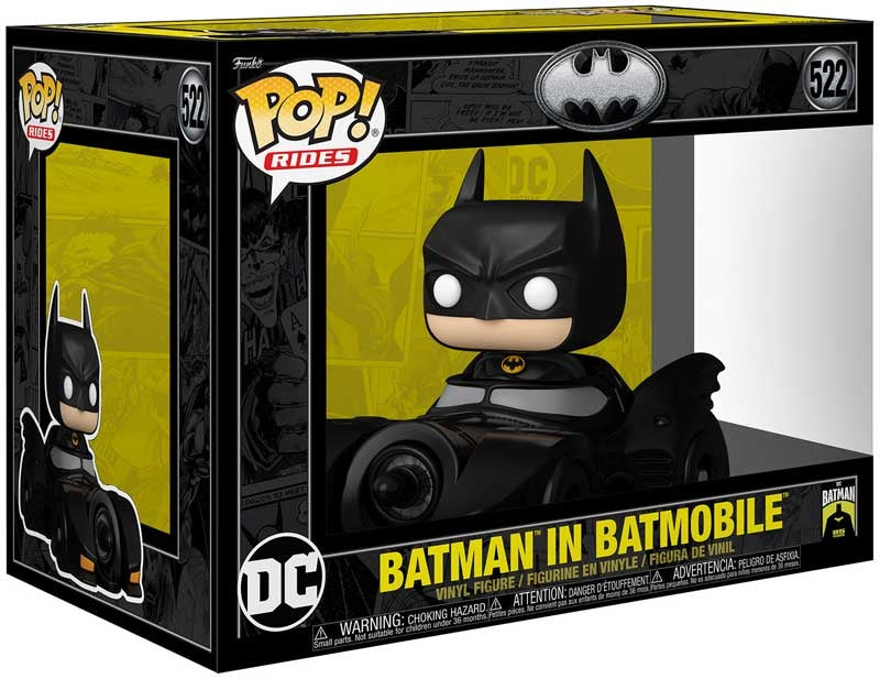 Funko Pop Rides Deluxe: Bm 85th - Batman W/batmobile