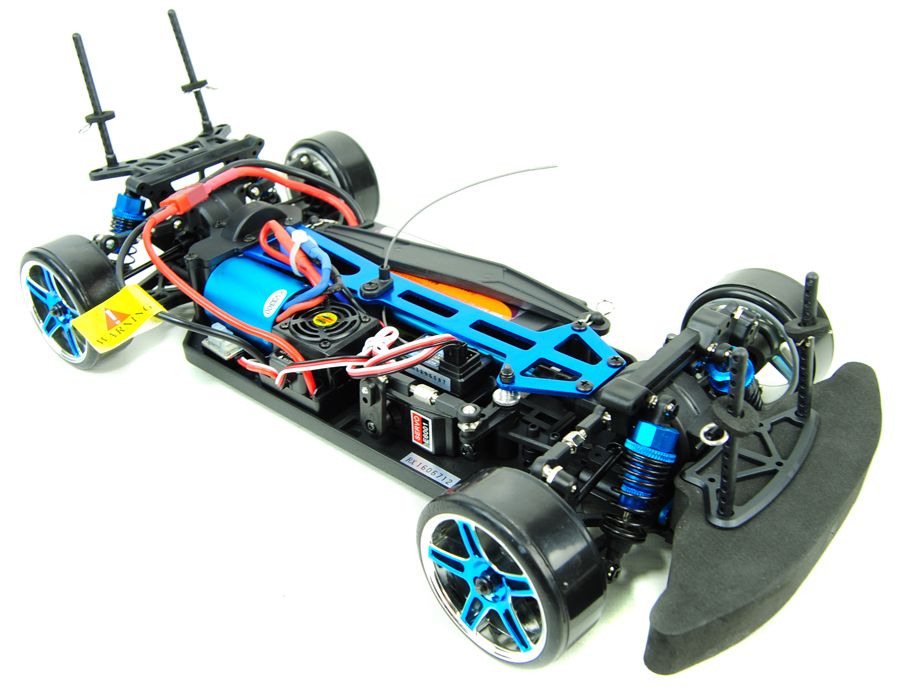 Porsche style drift car - PRO brushless - Blue