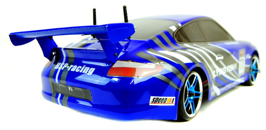 Porsche style drift car - PRO brushless - Blue