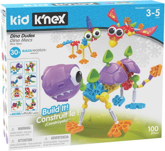 Kid Knex Dino Dudes Building Set