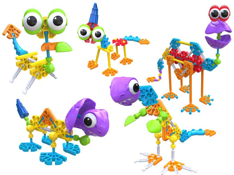 Kid Knex Dino Dudes Building Set