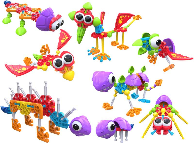 Kid Knex Dino Dudes Building Set