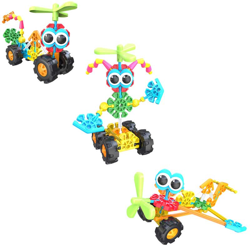 Kid Knex Zoomin Buddies 20 Model Building Set