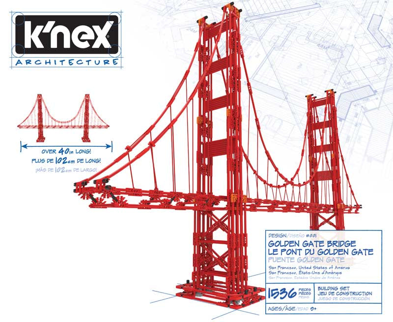 Knex Architecture - Golden Gate Bridge