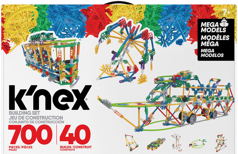 Knex Classics 700 Pc - 40 Model Mega Models Building Set