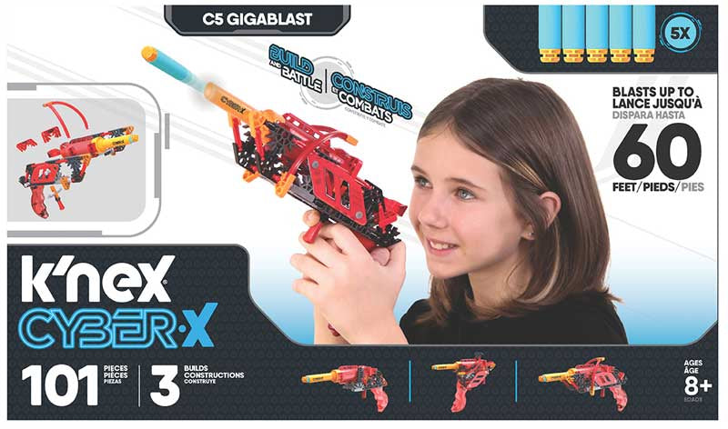 Knex Cyber-x K5 Gigablast Building Set